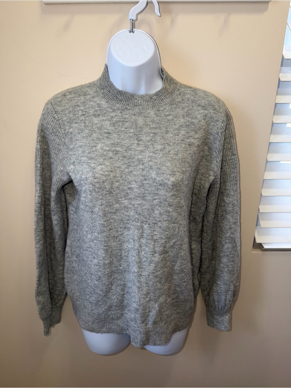 Abercrombie & Fitch  Heather Gray Crewneck Sweater